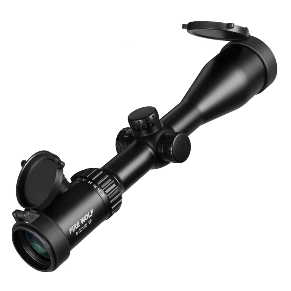 Fierwolf 4 20X50 SF Riflescope охотничья оптика прицелы регулируемые красные зеленые точки с