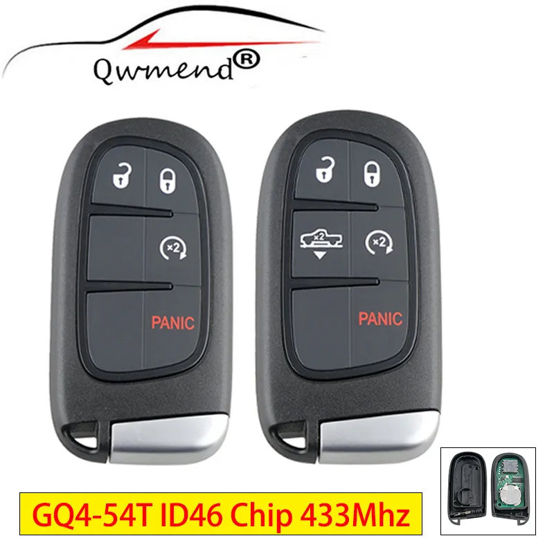 4 5 кнопок флэш-ключ для автомобиля Dodge Ram 1500 2500 3500 2013-2017 Key Fob ID46 чип 433 МГц |