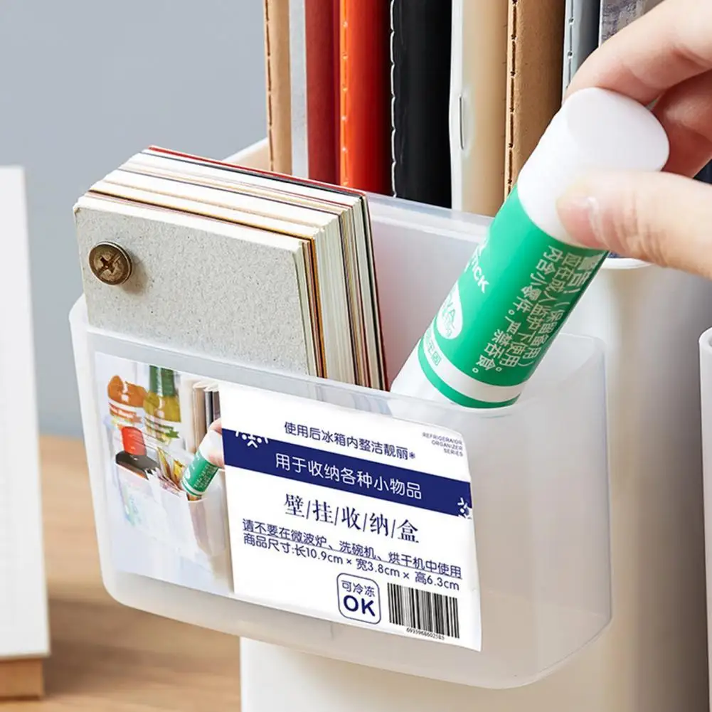 

Cute Rounded Edge Dust-proof Seasoning Bag Fridge Hanging Storage Case Hanging Cup Holder Fridge Hanging Storage Box