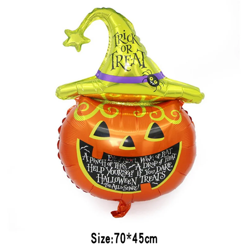 Воздушный шар на Хэллоуин набор летучая мышь Черный кот воздушный в виде тыквы