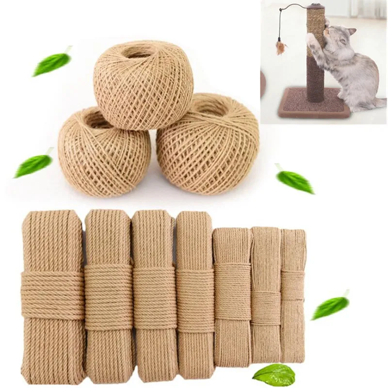 Веревка Sisal для кошачьего дерева кухонный шнур кошек сменный сделай сам когтей