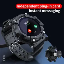 MeterMall Sky Smart Watch Adult Sim Card for Camera Phone HD Video Clock Information Reminder Sport SOS Smart Wearable Device