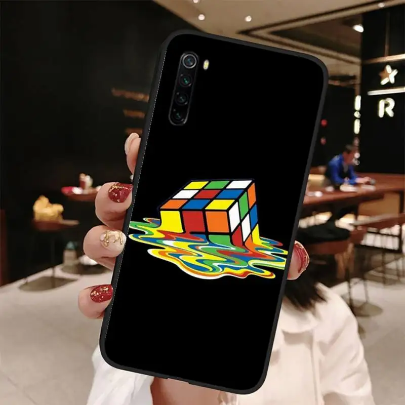 Милый чехол для телефона Magic Cube Bling Xiaomi Note Max Mi 3 7 8 9se Redmi 7a 8t 10 Pro Lite
