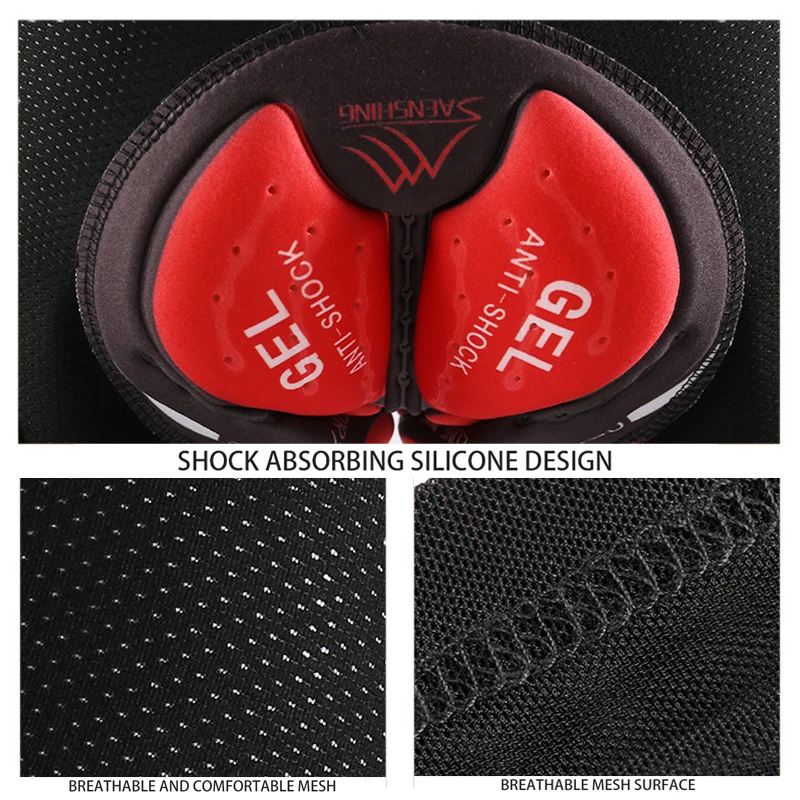 Шорты мужские велосипедные с гелевыми вставками нижнее белье для горных