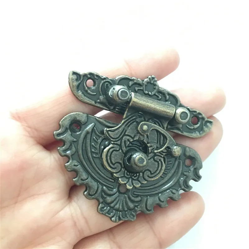 5 шт. 55x48 мм антикварная защелка с застежкой прочная застежка небольшой замок
