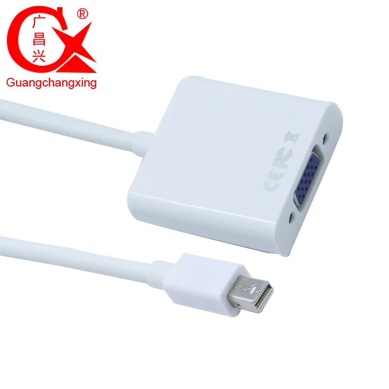 Мини DP к VGA кабель адаптер Thunderbolt мини дисплей порт конвертер для Apple Mac Pro Air