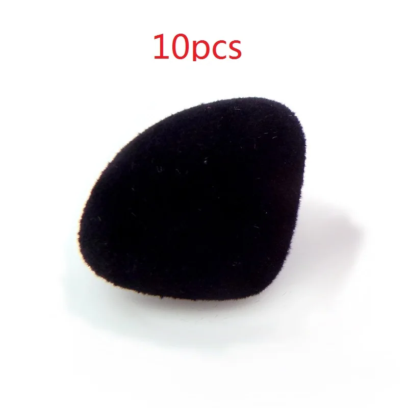 10pcs 5/10 шт. черные плюшевые нос Ремесло Кнопка животных защитные шлемы для носа для мягкие игрушки куклы плюшевые игрушки животных "сделай сам" для изготовления игрушки - Цвет: 10pcs