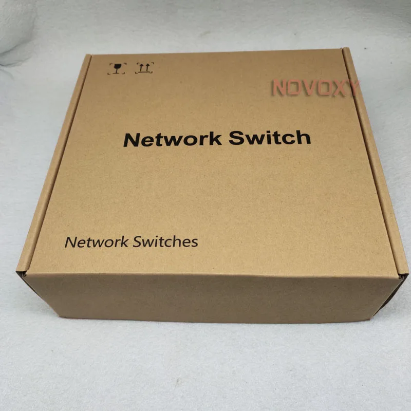 Коммутатор Ethernet NOVOXY 48 В 8 портов 10/100 Мбит/с IEEE 802 3 af для IP-камеры беспроводной точки