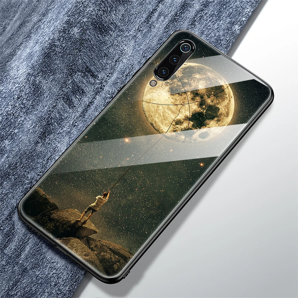 Чехол для телефона из закаленного стекла для Samaung Galaxy A10 A20 A30 A50 A70 M20 A7 Note 10 Pro S10 S10e S8 S9 Plus чехол из ТПУ с узором и цветами - Цвет: KunDQ