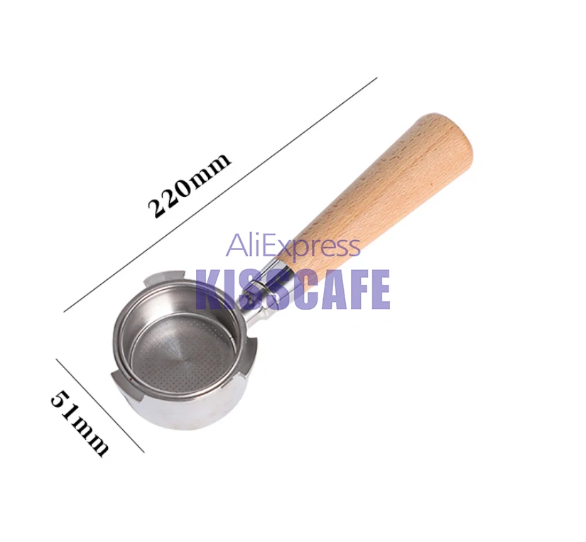 Эспрессо машина портафильтр для DeLonghi EC680 EC685 нержавеющая сталь кофе машина бездонный фильтр Держатель Бариста инструмент