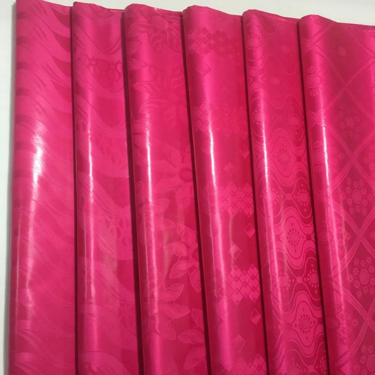 2H Rose Red Nouveau Базен Riche ткань аналогичная Getzner 160 см ширина морская парча Австрия хлопок Дамаск Shadda классический Tissu Feitex - Цвет: 2H Rose Red