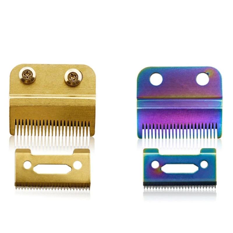

HOT-for WAHL Replacement Movable Blade Steel Accessories for Choice Screws Professional Hair Clipper Blade Carton Color