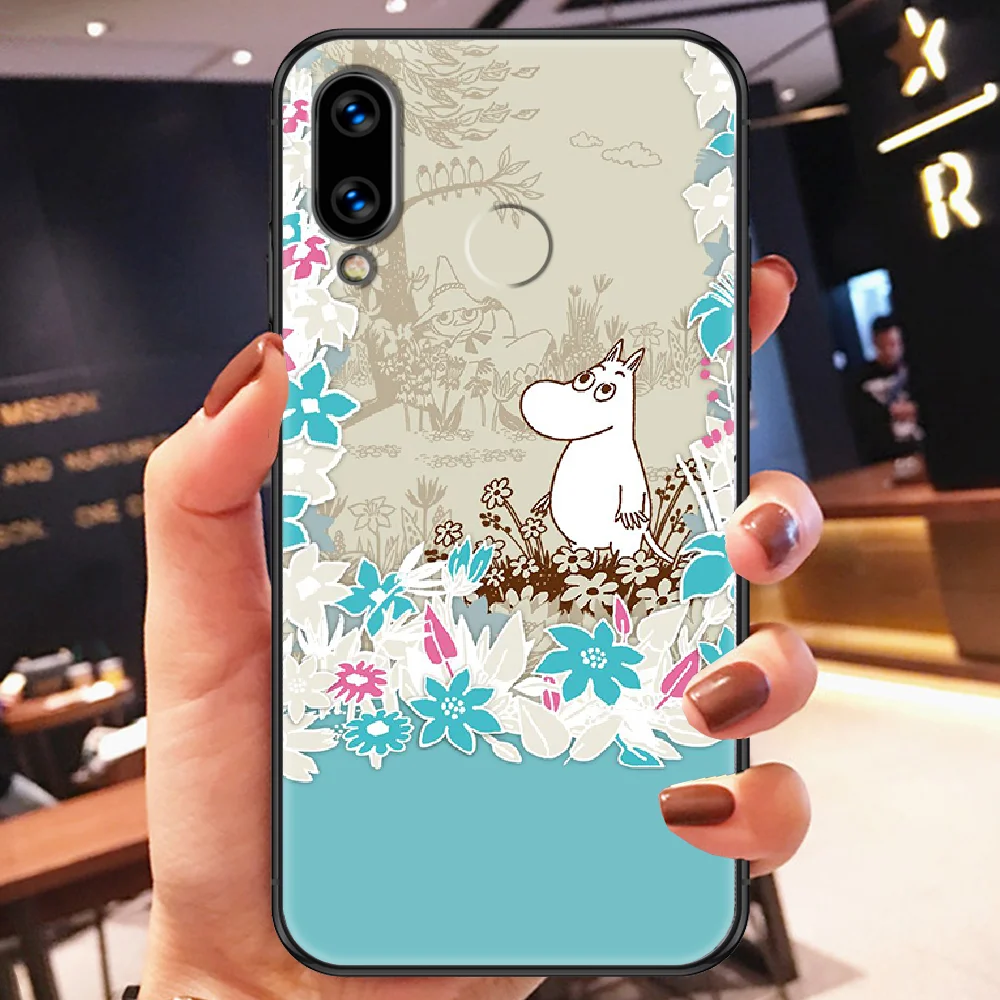 

Cartoon moomines Phone case For Huawei Honor 6 7 8 9 10 10i 20 A C X Lite Pro Play black art hoesjes soft prime pretty funda tpu
