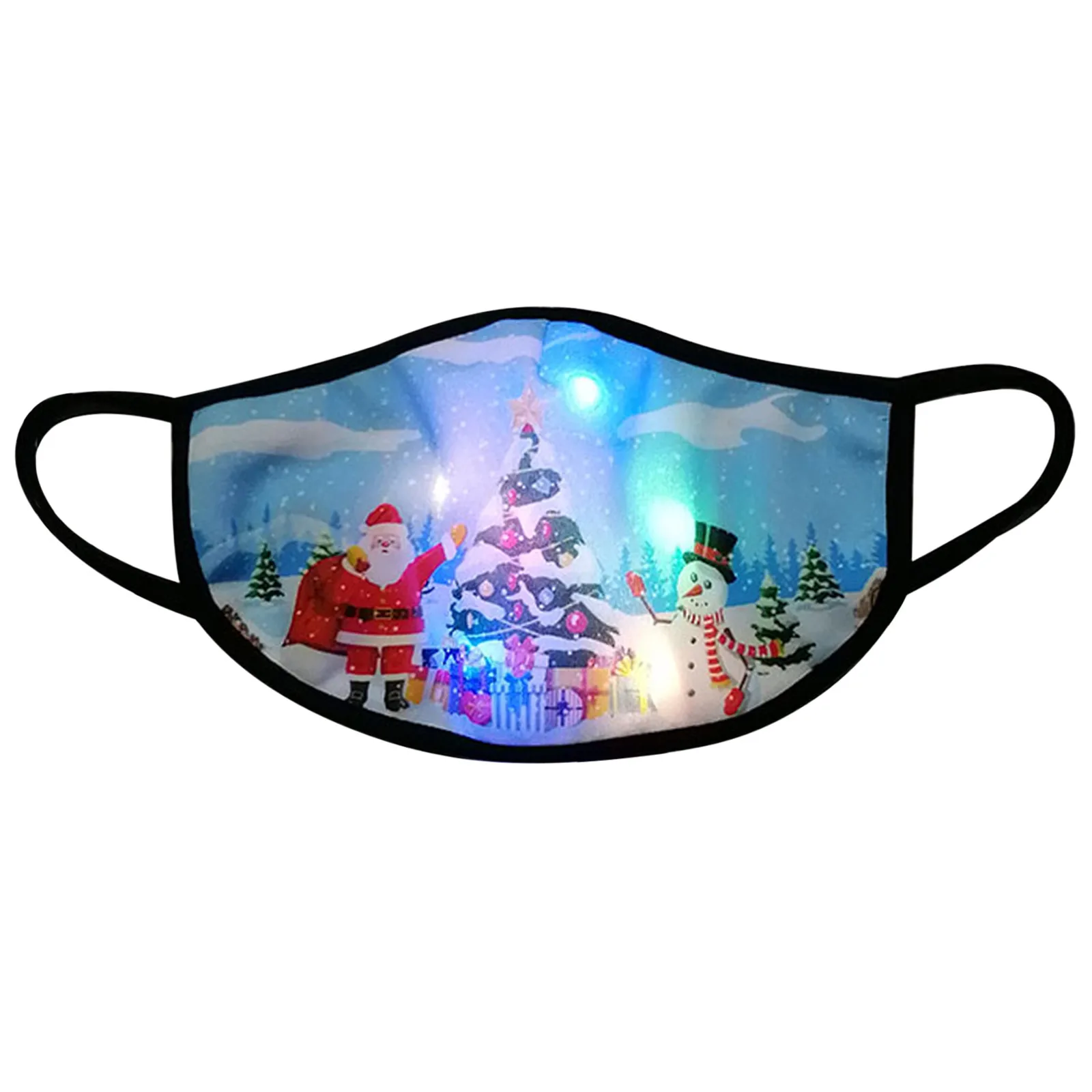 Новогодняя светодиодная маска светильник Рождественский s светящаяся для Для