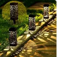 

Уличный светильник на солнечной батарее, улучшенное яркое освещение для дорожек, декоративный садовый светильник на солнечной батарее бол...