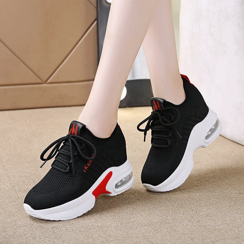 Женские кроссовки для увеличения роста женская спортивная обувь бега на