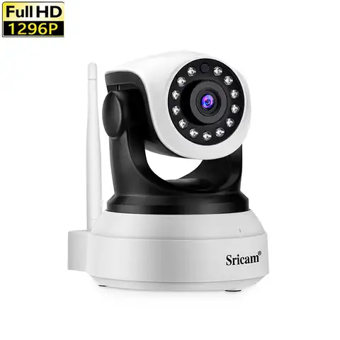 Камера видеонаблюдения Sricam SP017 HD, 360 МП, беспроводная, 4-кратный зум