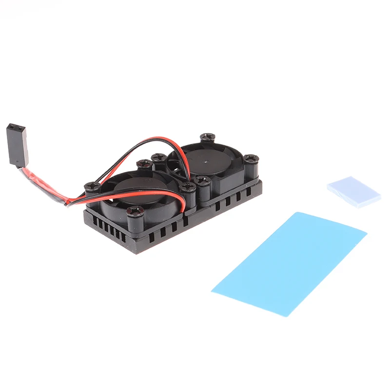 

Dual Fan CPU PCB Cooling Fan Cooler Heat Sink Module for Raspberry pi 4