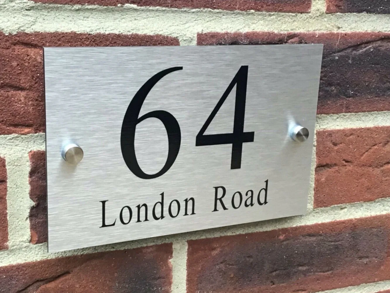 

DIY House Number CONTEMPORARY Aluminum-plastic Composite Board HOUSE NUMBER SIGN PLAQUE / DOOR SIGN