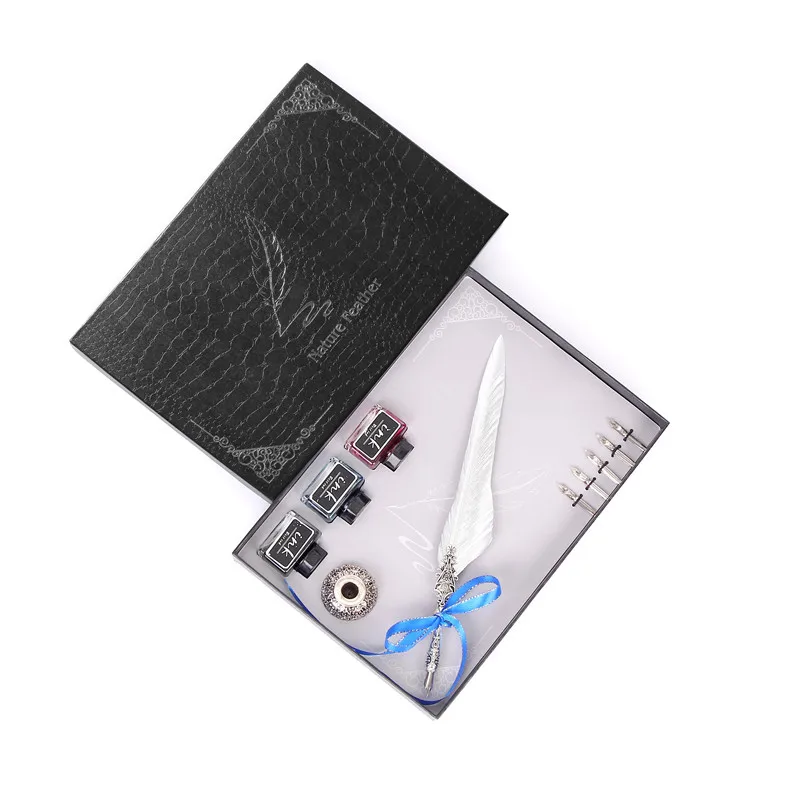 Европейская креативная Турецкая перьевая ручка ретро Набор круглых ручек