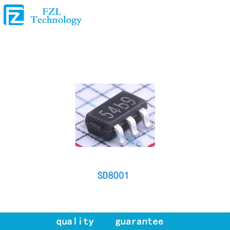 Линейный чип управления питанием аккумулятора SD8001 200 шт. литий-ионное зарядное