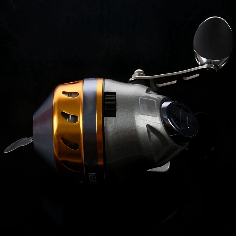 Рогатка Рыболовная катушка Spincast Катапульта для охоты Закрытая с леской рыбы |