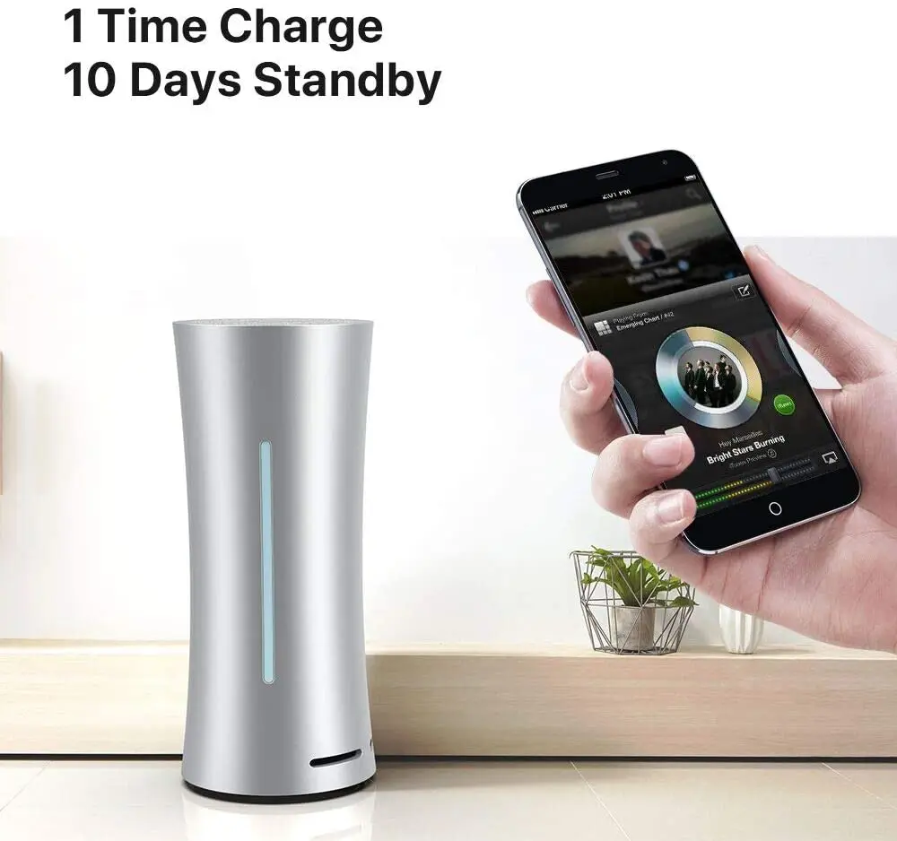 

EWA True Wireless Stereo TWS 105 hours Play time Bluetooth Speaker A115 Built-in 6000mAh Rechargeable Battery Great Sound & Bass