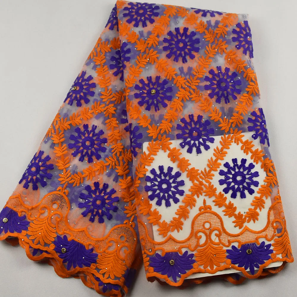 Новинка 2021 африканские кружева ткани с вышивкой африканский гипюр кружевной