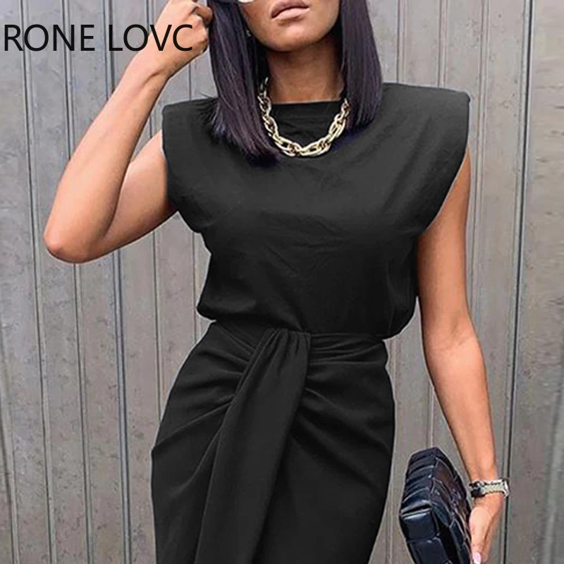 Женский комплект из топа без рукавов и Юбки миди с разрезом |