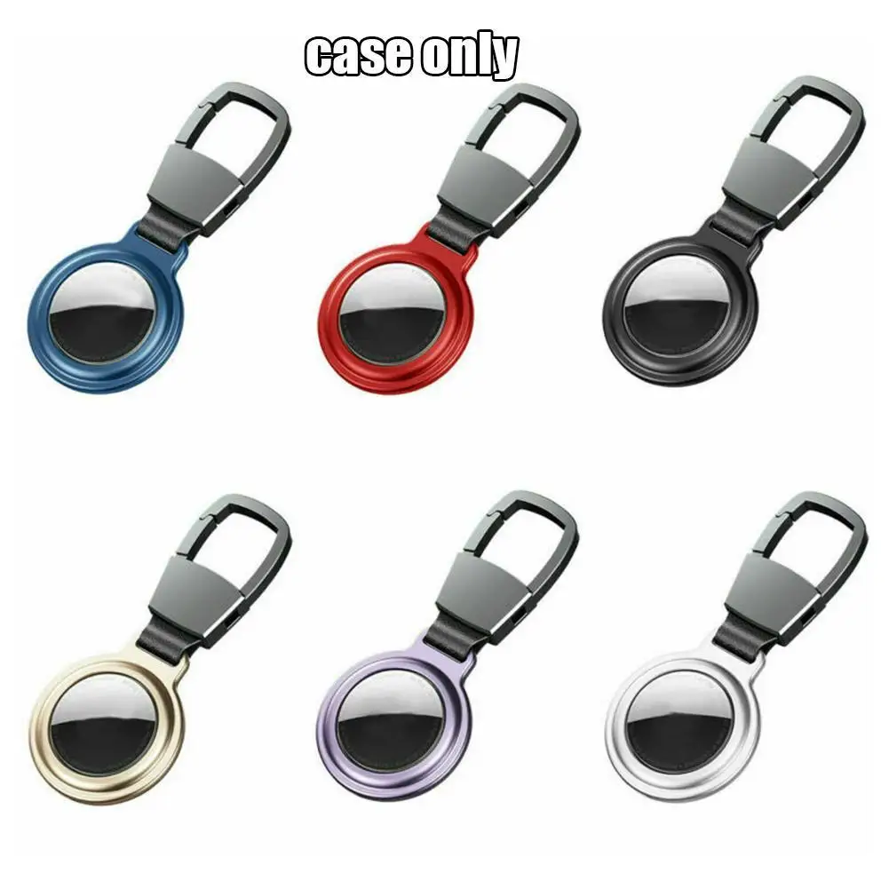 

Magnetic Cases For Apple Airtags Protective Cover Case Sleeve Tracker For Apple Protective Metal Keychain Anti-lost Locator B4I2