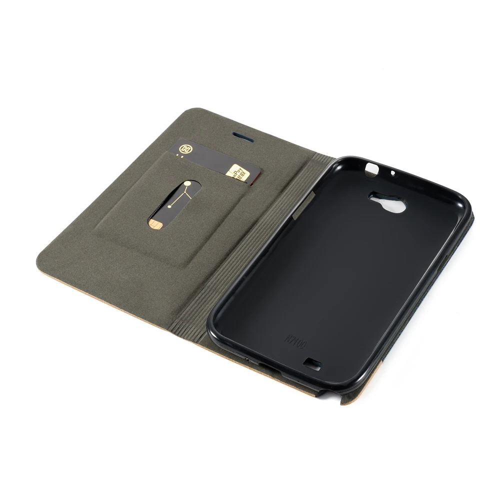 Чехол книжка из ПУ кожи для Samsung Galaxy Note 2 N7100|Чехлы-портмоне| |