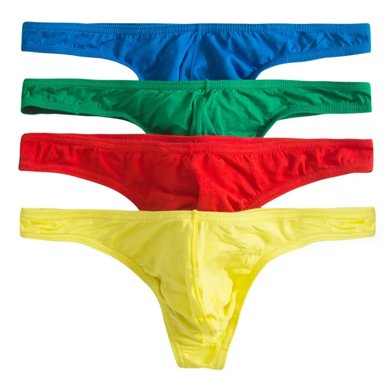 Новинка 1/4/8 шт. пикантные мужские трусы стринги с заниженной талией дышащее