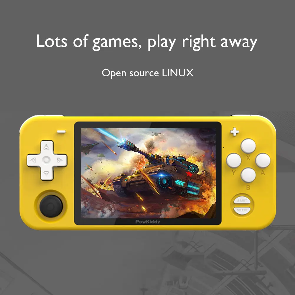 Powkiddy Rgb10 портативная игровая консоль с открытым исходным кодом N64 Джойстик Psp мини