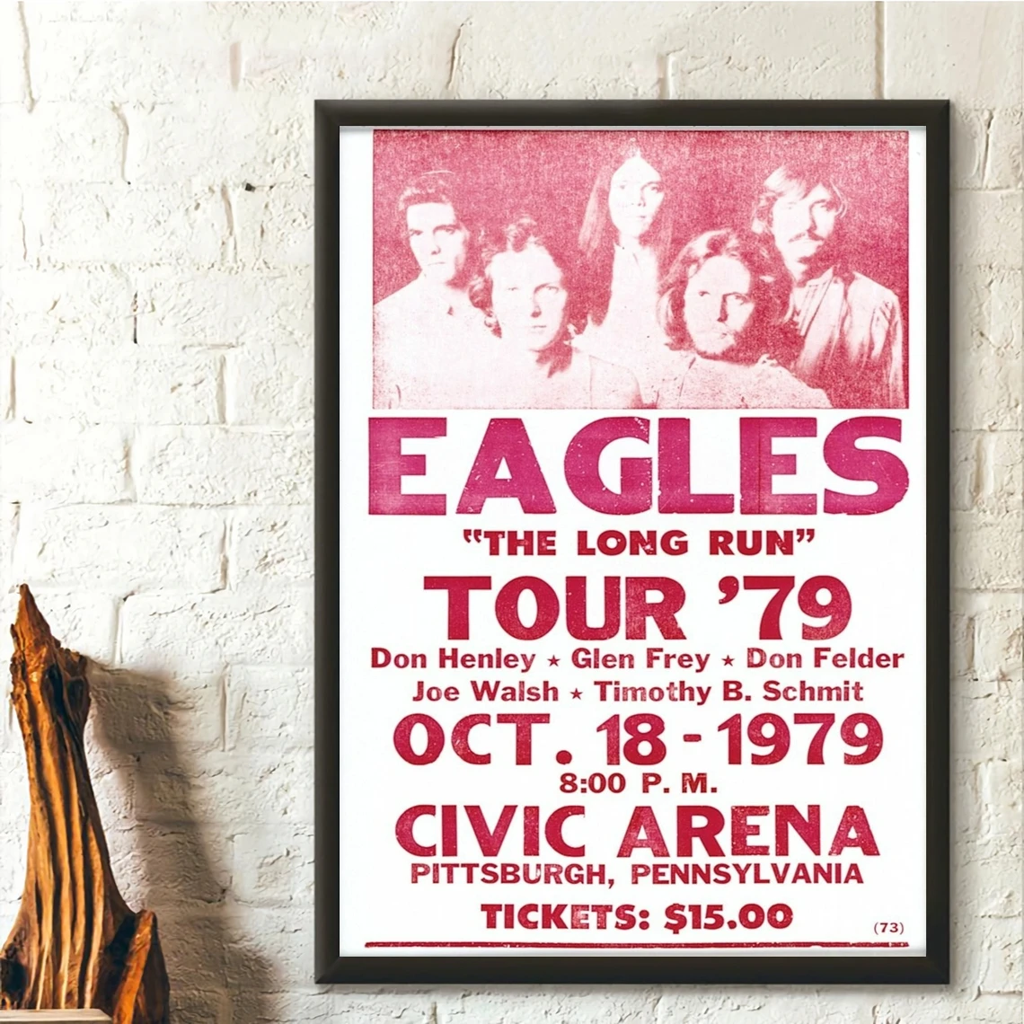 

Eagles Long Run Tour, винтажная музыка, художественный постер картина, постер, печать, украшение для дома, настенная живопись (без рамки)