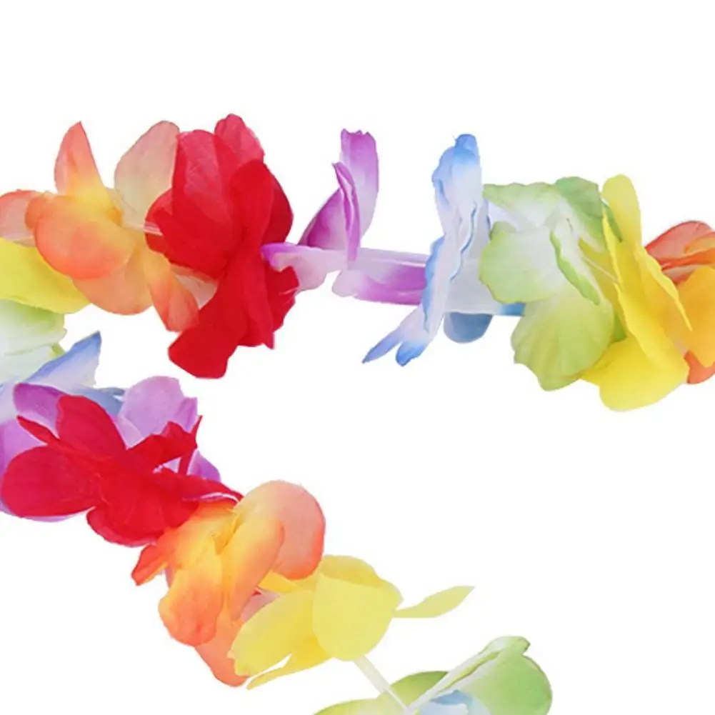 1х цветной цветок новинка 2017 гавайская гирлянда из цветов leis ожерелье для пляжа