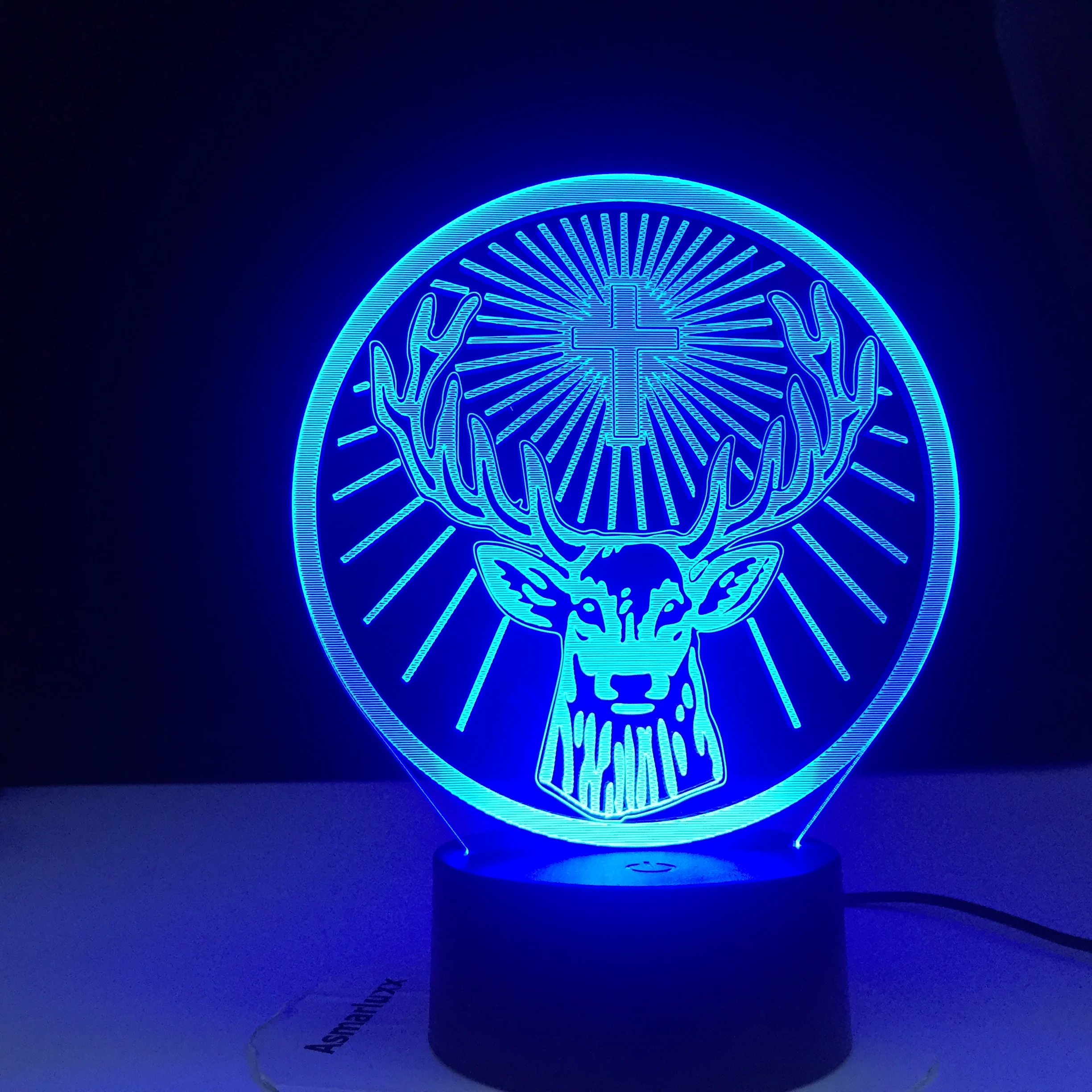 

Jagermeister 16 Colors Changing Touch Sensor Usb and Battery Powered Nightlight for Bar Table Lamp Led Night Light Dropshipping