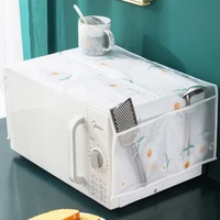 double pockets dust covers microwave waterproof grease proofing storage bag kitchen accessories oven hood microwaves protector