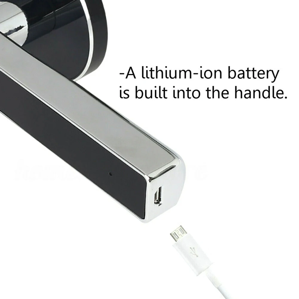 

Smart Door Lock Security Keyless USB Rechargeable Door Lock Fingerprint Electronic Lock For Home And Office Security Biometric