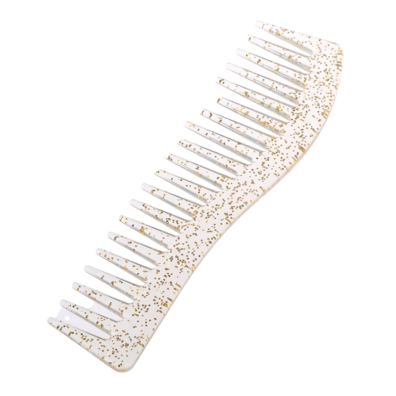 

1Pc Wide Tooth Shark Comb Curly Hair Hairdressing Comb Massage Beauty Hair Care