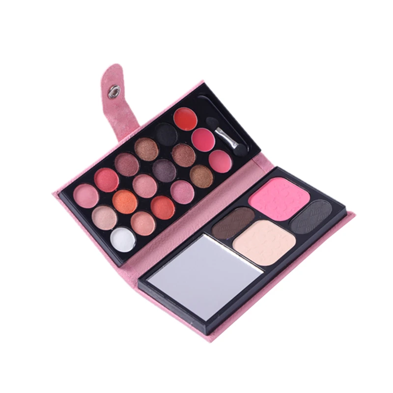 Палитра теней для век макияжа детский сценический набор пудра лица румяна тени с