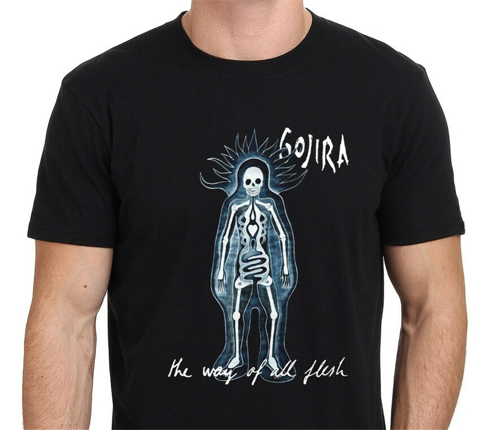 Gojira The Way Of All Flesh альбом художественный плакат Мужская Черная Футболка размер S Xxl