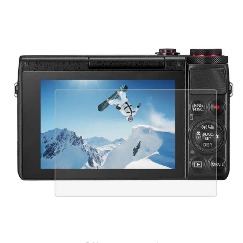 

Tempered Glass Screen Protector Film for Canon G9X G9XII G7X G7XII Mark 2 II MK2 Mark2 G5X/G9 G7 G5 X/G1XIII G1X III M6 M100 M50