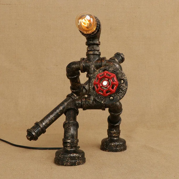 Американский ретро бар RH кованая железная кровать декоративная лампа для