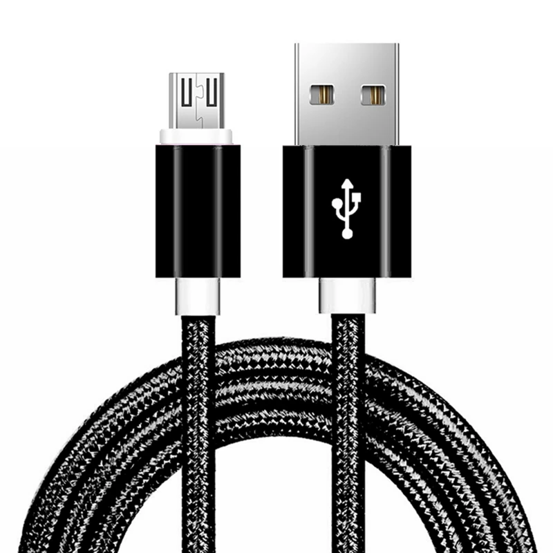 Кабель Micro USB для зарядки и передачи данных Huawei P8 Mate 7 8 Honor 6 7C 7X 8X Samsung S6 S7 Note Edge LG G3 G4
