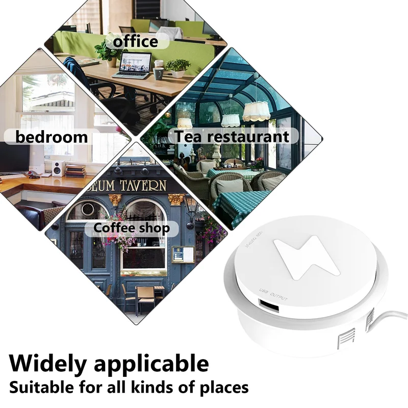 20w qi fast wireless charger built in desktop embedded wireless phone charger for iphone samsung huawei bedside table furniture free global shipping