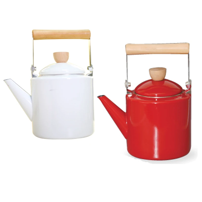 

Special Offer 2.0L Enamel Water Kettle Teapot Coffee Pot Cooking Tools Straight Tisanes TeaPot Induction Cooker High Wheat Pot