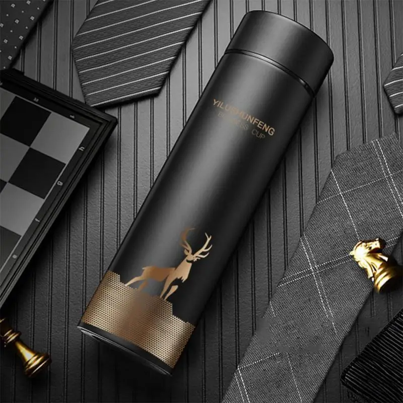 

Smart Temperature Sensing Cup Steel Insulation Thermal Mugs 500ML Cup Temperature Display Digital Intelligent Led W0G8