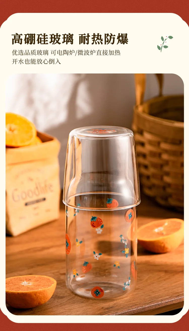 Стеклянная бутылка для холодной воды одного человека набор из одной кастрюли