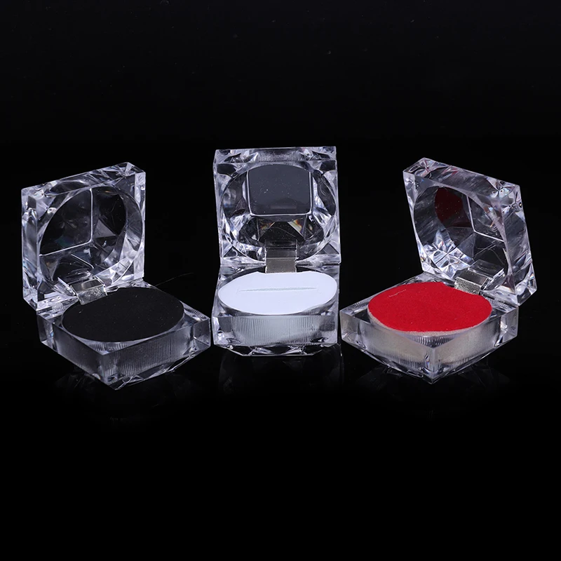 

1Pc Acrylic Practical Use Clear Acrylic Suspended Jewelry Display Square Jewelry Box Case