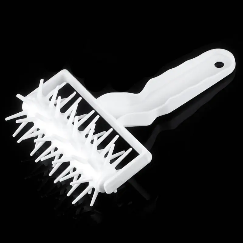 Пластик для выпечки пиццы тесто печенья ролика иглы колеса хлеб Дырокол DIY